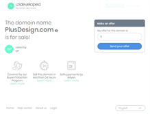 Tablet Screenshot of plusdesign.com